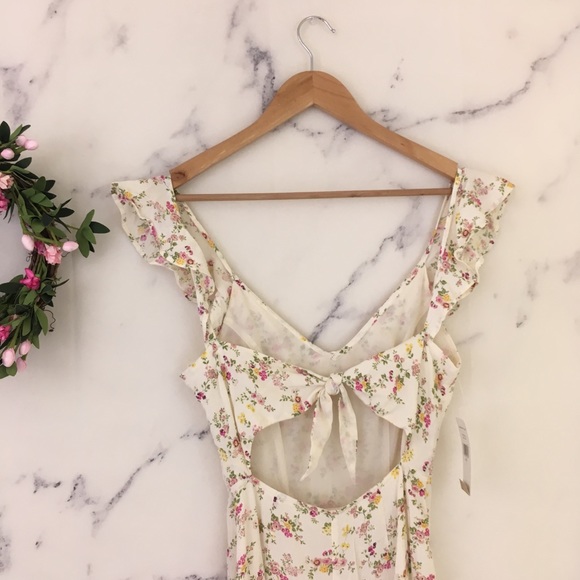 Denim & Supply Ralph Lauren Floral Ruffle Jumpsuit - Picture 8 of 8